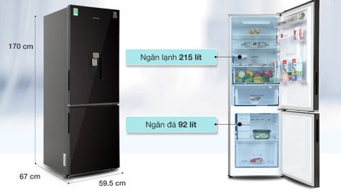 Tủ lạnh Samsung Inverter 345 lít RT35CG5544B1SV