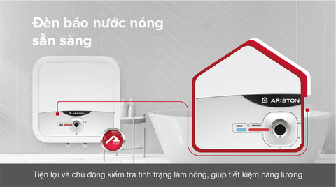 Bình nóng lạnh Ariston 15L vuông AN2 15RS 2.5FE