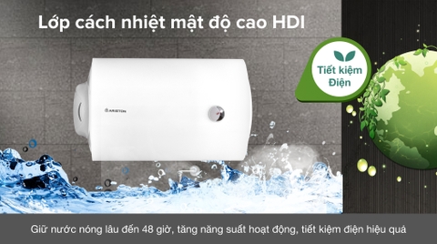 Bình nóng lạnh Ariston 50l ngang PRO R 50 SH