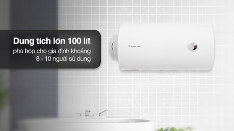 Bình nóng lạnh Ariston 100l ngang PRO R 100 H