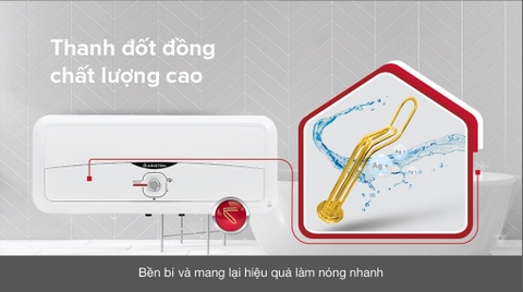 Bình nóng lạnh Ariston 20L ngang SL2 20R 2.5FE