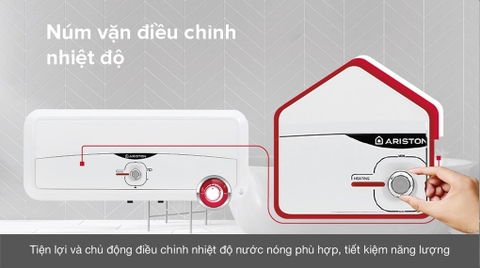 Bình nóng lạnh Ariston 20L ngang SL2 20R 2.5FE