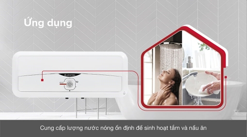 Bình nóng lạnh Ariston 20L ngang SL2 20RS 2.5FE