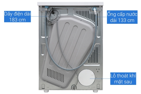 Máy sấy thông hơi Electrolux 8kg EDS805KQWA
