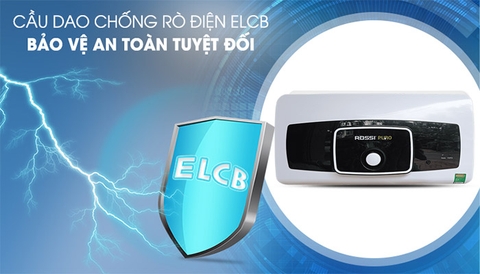 Bình nóng lạnh Rossi Puro 30L ngang PRO30SL