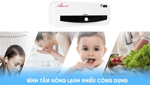 Bình nóng lạnh Rossi Amore 15l ngang RA15SL