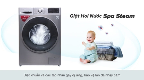 Máy giặt LG 8kg Inverter FC1408S3E