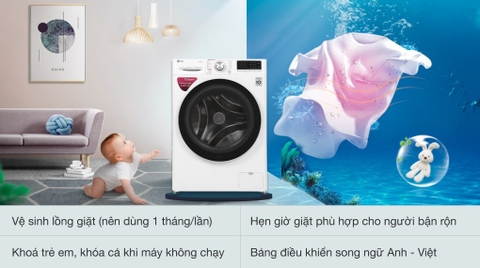 Máy giặt LG 11kg Inverter FV1411S5W