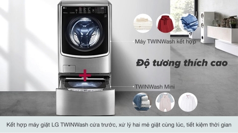 Máy giặt LG TwinWash Mini 3.5kg Inverter T2735NWLV