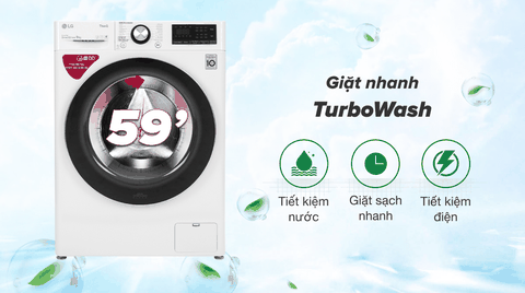Máy giặt LG 9kg Inverter FV1409S2W