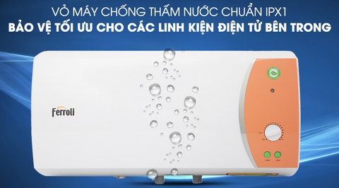 Bình nóng lạnh Ferroli Verdi 20l ngang 20TE