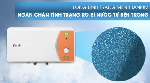 Bình nóng lạnh 30 lít Ferroli VERDI DE 30L