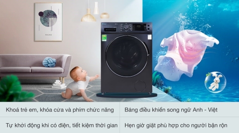 Máy giặt Casper 9.5kg Inverter WF-95I140BGB