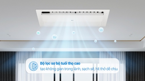 Điều hòa âm trần LG 1 hướng thổi 18000BTU ZTNQ18GTLA0
