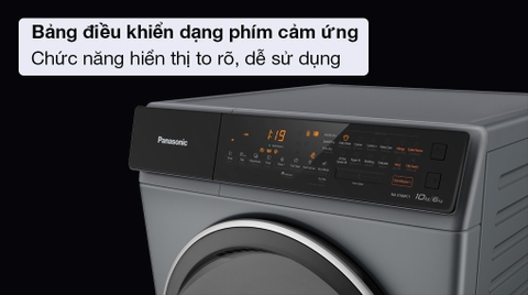 Máy giặt sấy Panasonic giặt 10kg sấy 6kg Inverter NA-S106FC1LV