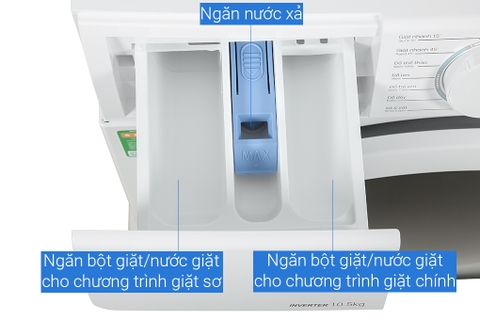 Máy giặt Casper 10.5kg Inverter WF-105I140BWC