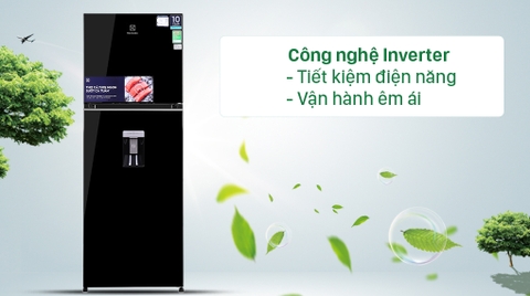 Tủ lạnh Electrolux 312 Lít Inverter ETB3440K-H