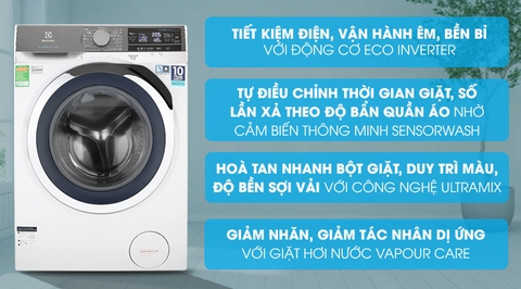 Máy giặt Electrolux 11kg Inverter EWF1142BEWA