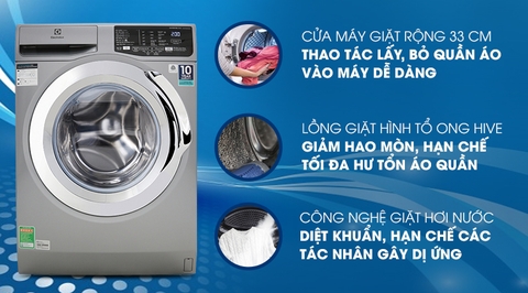 Máy giặt Electrolux 9kg Inverter EWF9025BQSA