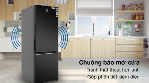 Tủ lạnh Electrolux 308 Lít Inverter EBB3402K-H