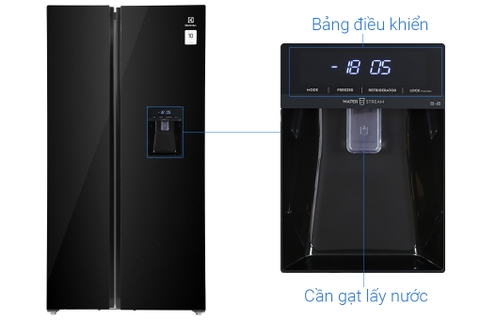 Tủ lạnh Electrolux 619 Lít Side By Side Inverter ESE6645A-BVN
