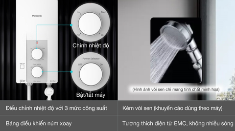 Bình nước nóng Panasonic DH-3RL2VH