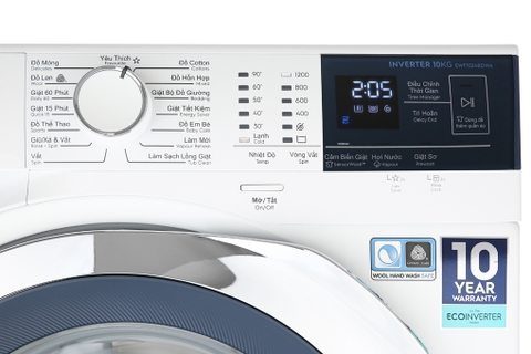 Máy giặt Electrolux 10kg Inverter EWF1024BDWA