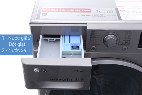 Máy giặt LG 8kg Inverter FC1408S3E
