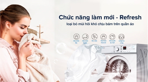 Máy sấy thông hơi Casper 7.2kg Inverter TD-72VWD