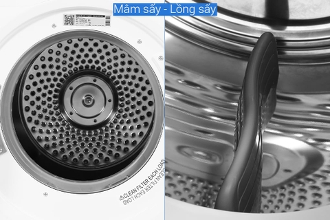 Máy sấy thông hơi Electrolux 7.5Kg EDV754H3WB