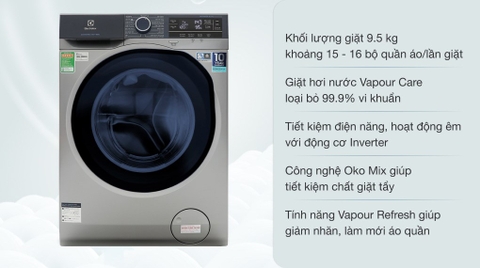 Máy giặt Electrolux  9.5kg Inverter EWF9523ADSA