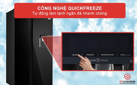 Tủ lạnh Electrolux 571 Lít Side By Side Inverter ESE6141A-BVN