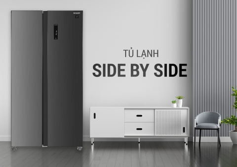 Tủ lạnh Shapr 600Lít Inverter SJ-SBXP600V-DS