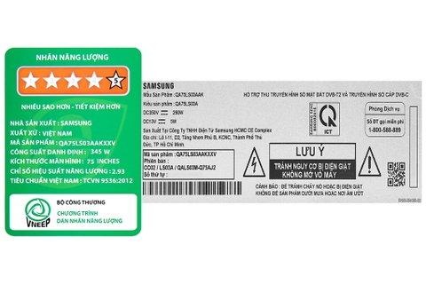 Smart Tivi QLED Samsung QA75LS03A 75 inch 4K