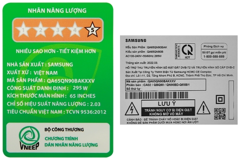 Smart Tivi Neo QLED Samsung QA65QN90B 65 inch 4K