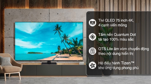 Smart Tivi QLED Samsung QA75Q70B 75 inch 4K