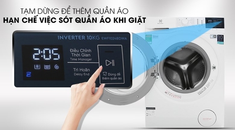 Máy giặt Electrolux 10kg Inverter EWF1024BDWA