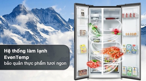 Tủ lạnh Electrolux 624 Lít Inverter ESE6600A-BVN