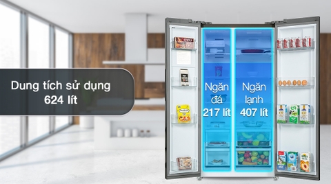 Tủ lạnh Electrolux 624 Lít Inverter ESE6600A-AVN