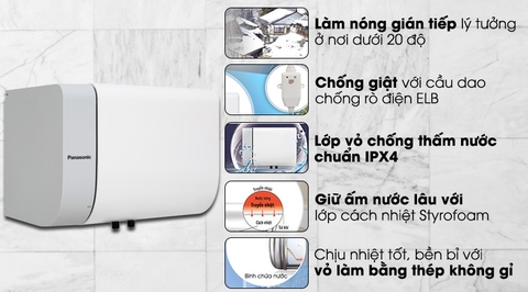 Bình nước nóng Panasonic 30 lít DH-30HAM