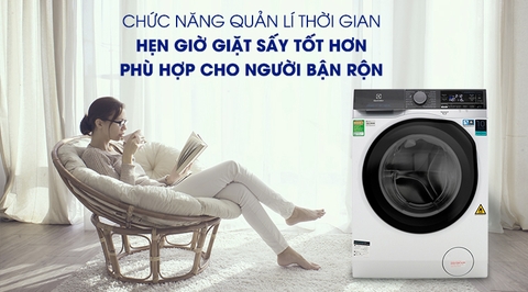 Máy giặt sấy Electrolux 11kg Inverter EWW1141AEWA