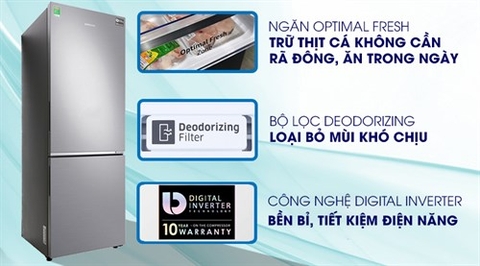 Tủ lạnh Samsung Inverter 310 lít RB30N4010S8/SV