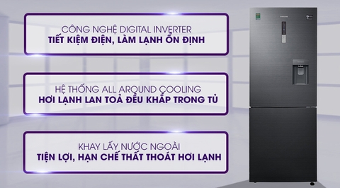 Tủ lạnh Samsung Inverter 458 lít RL4364SBABS/SV