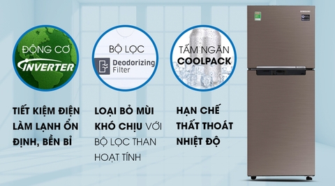 Tủ lạnh Samsung Inverter 208 lít RT20HAR8DDX/SV