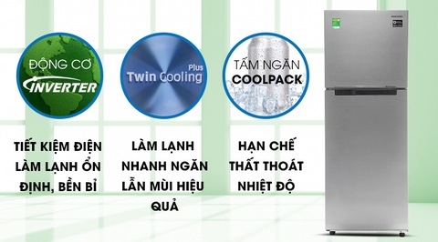 Tủ lạnh Samsung Inverter 299 lít RT29K5012S8/SV