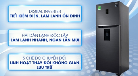 Tủ lạnh Samsung Inverter 380 lít RT38K5982BS/SV