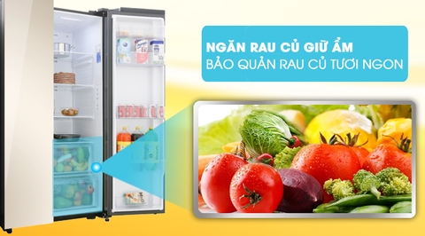 Tủ lạnh Samsung Inverter 647 lít RS62R50014G/SV