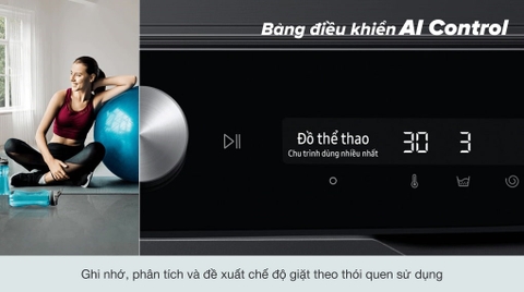 Máy giặt sấy Samsung giặt 21kg sấy 12kg Inverter WD21T6500GV/SV