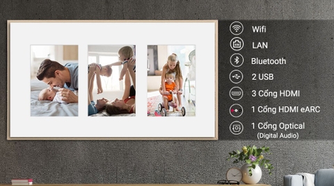 Smart Tivi Khung Tranh The Frame QLED Samsung QA85LS03B 85 inch 4K