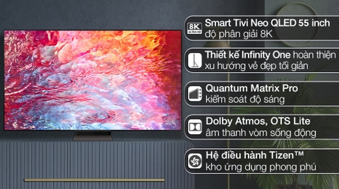 Smart Tivi Neo QLED Samsung QA55QN700B 55 inch 8K